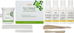 Picture of Gigi Waxing Item# 0168 Soy Natural Microwave Kit 