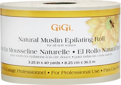 Picture of Gigi Waxing Item# 0620 Natural Muslin Roll - 3.25 " x 40 yds