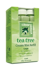 Picture of Clean + Easy - 47352 Teatree Wax Refill 3 pack (Large)