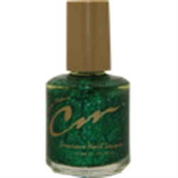 Picture of Cm Nail Polish Item# 245 Green Glitter