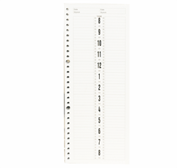 Picture of Berkeley Beauty - AB222R 2-Column 200-Page Refill for Leather Appointment Book