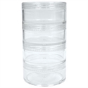 Picture of Burmax Item# FSC650 4-Tier Clear Stackable Jar 50 mL/1.7 oz