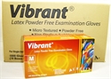 Picture of Vibrant Gloves - 98227 Gloves Powder Free Latex Medium 10 Boxes x 100 Gloves