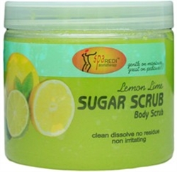 Picture of SpaRedi Item# 01160 Sugar Scrub Lemon & Lime 16 oz