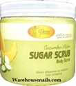 Picture of SpaRedi Item# 01340 Sugar Scrub Cucumber & Melon 16 oz