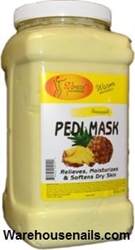 Picture of SpaRedi Item# 05410 Pedi Mask Pineapple 1 Gallon