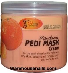 Picture of SpaRedi Item# 05070 Pedi Mask Mandarin 16 oz