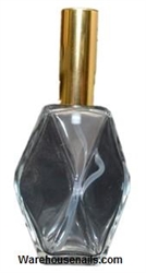 Picture of Baralan Item# B84064 Diamond Empty Glass 2 oz + Spray Cap
