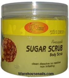 Picture of SpaRedi Item# 01400 Sugar Scrub Pineapple 16 oz