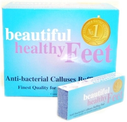 Picture of Healthy Feet - Anti-Bacterial Calluses Buffing Pad Blue 24 pads 