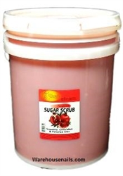 Picture of SpaRedi Item# 01390 Sugar Scrub Pomegranate 5 Gallon