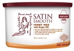 Picture of Satin Smooth-SSW14HAG Honey Wax with Argan Oil 14 oz