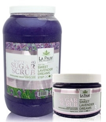 Picture of LaPalm Pedicure - 01121 Sugar Scrub Hot Oil Sweet Lavender Dreams 5 Gallon