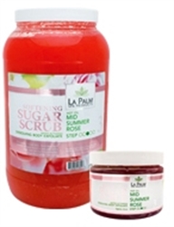 Picture of LaPalm Pedicure - 07350 Sugar Scrub Hot Oil Mid Summer Rose 5 Gallon