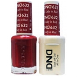 Picture of DND GEL DUO - DND632 Lady in Red