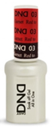 Picture of DND MOOD CHANGE GEL  - DND03 Red to Garnet 0.5oz