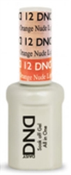 Picture of DND MOOD CHANGE GEL  - DND12 Light Pink to Orange Nude 0.5oz