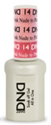 Picture of DND MOOD CHANGE GEL  - DND14 Nude to Pink 0.5oz