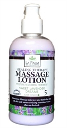 Picture of La Palm Lotion - Healing Therapy Massage Lotion Lavender 8 oz